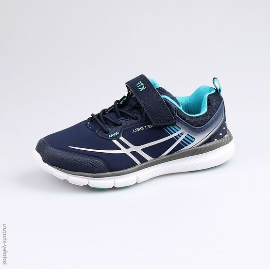 644206-71 Кроссовки на липучках для мальчики светло-синий