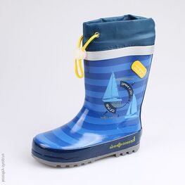 366184-11 Резиновые сапоги для мальчики светло-синий