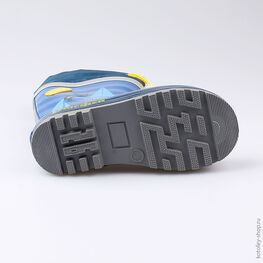 366184-11 Резиновые сапоги для мальчики светло-синий фото №3