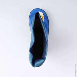 366184-11 Резиновые сапоги для мальчики светло-синий фото №4