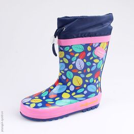 366175-11 Резиновые сапоги для девочки син-фук