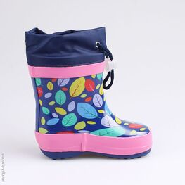 166092-11 Резиновые сапоги для девочки син-фук фото №2