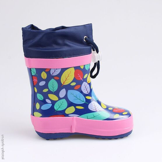 166092-11 Резиновые сапоги для девочки син-фук фото №2