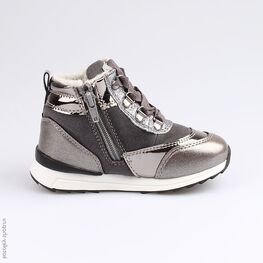554039-31 Ботинки для девочки серый фото №2