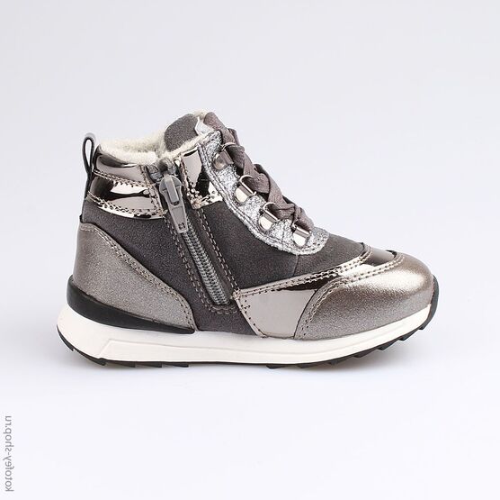 554039-31 Ботинки для девочки серый фото №2