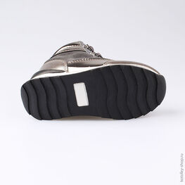 554039-31 Ботинки для девочки серый фото №3