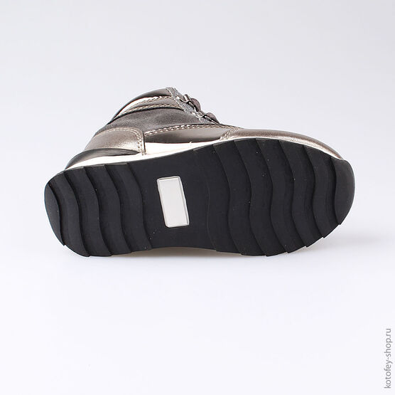 554039-31 Ботинки для девочки серый фото №3