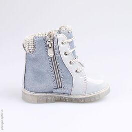 152215-31 Ботинки для девочки голубой фото №2