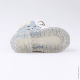 152215-31 Ботинки для девочки голубой фото №3