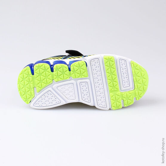 344198-72 Кроссовки с LED-подсветкой на подошве для мальчики чер-сал фото №3