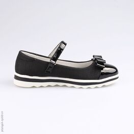 534014-22 Туфли для девочки черный фото №2