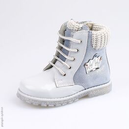 352193-31 Ботинки для девочки голубой