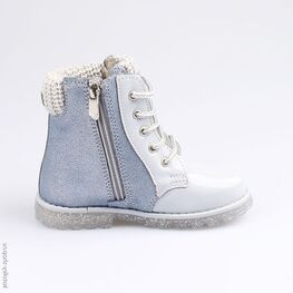 352193-31 Ботинки для девочки голубой фото №2