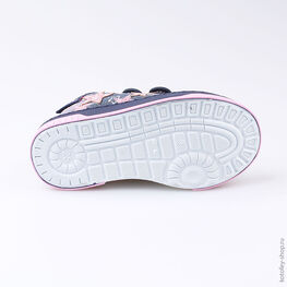 331097-11 Кеды для девочки син-роз фото №3