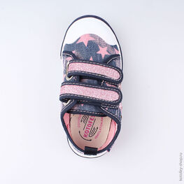 331097-11 Кеды для девочки син-роз фото №4