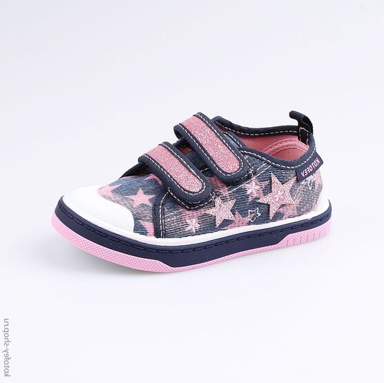 331097-11 Кеды для девочки син-роз