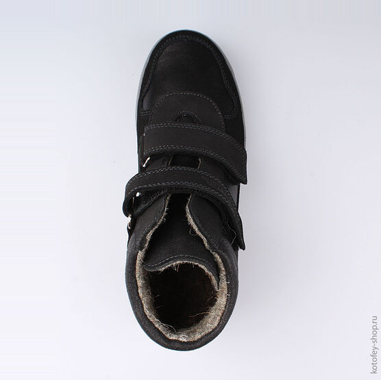 752114-32 Ботинки для мальчики черный фото №4