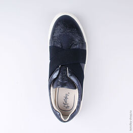 633024-21 Полуботинки для девочки светло-синий фото №4