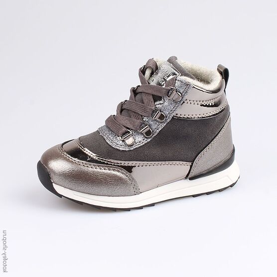 354030-31 Ботинки для девочки серый