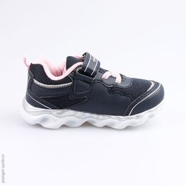 344201-72 Кроссовки с LED-подсветкой для девочки светло-синий фото №2