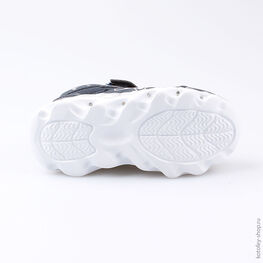 344201-72 Кроссовки с LED-подсветкой для девочки светло-синий фото №3