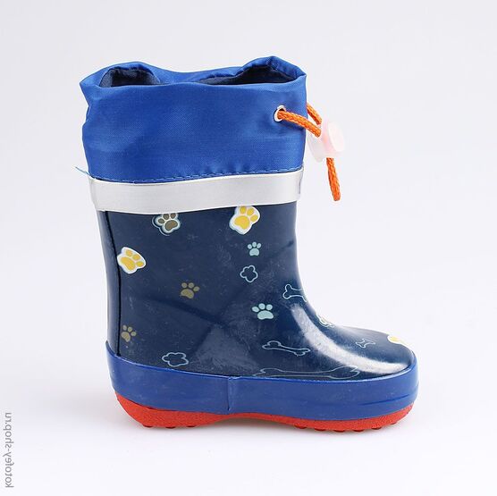 166095-11 Резиновые сапоги для мальчики светло-синий фото №2
