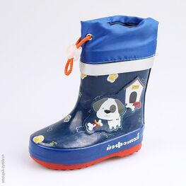 166095-11 Резиновые сапоги для мальчики светло-синий