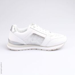 744117-71 Кроссовки на шнуровке для девочки белый фото №2