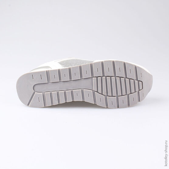 744117-71 Кроссовки на шнуровке для девочки белый фото №3