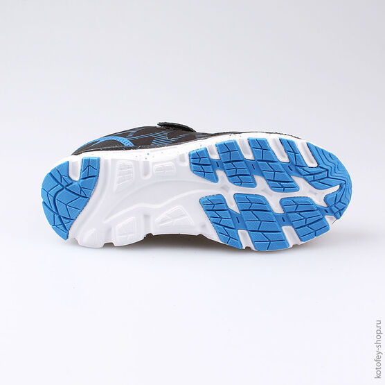 644207-72 Кроссовки на липучках для мальчики чер-син фото №3