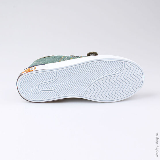 531061-12 Кеды для мальчики оливковый фото №3