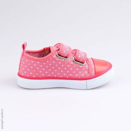 231134-11 Кеды для девочки коралл фото №2