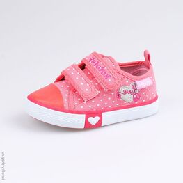 231134-11 Кеды для девочки коралл