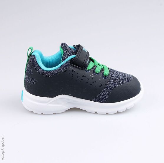 144095-72 Кроссовки с LED-подсветкой на подошве для мальчики син-гол фото №2