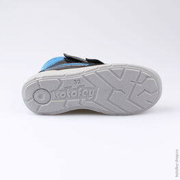 552120-34 Ботинки для мальчики чер-син фото №3