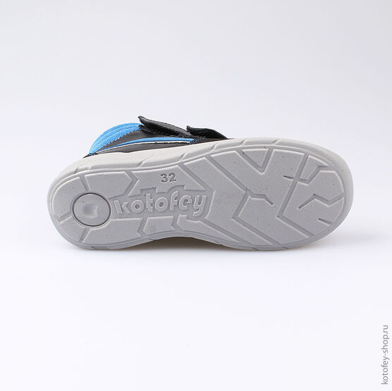 552120-34 Ботинки для мальчики чер-син фото №3