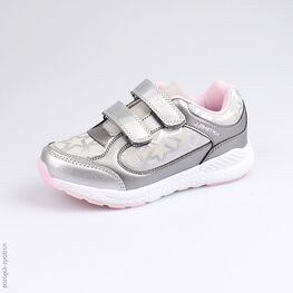 644202-71 Кроссовки для девочки сер-срб