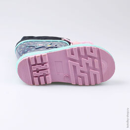 366177-11 Резиновые сапоги для девочки светло-синий фото №3