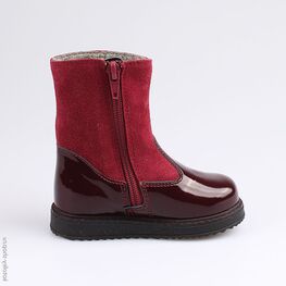 162054-32 Сапожки для девочки бордовый фото №2