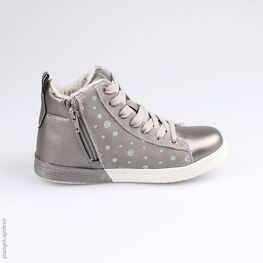 554043-31 Ботинки для девочки серый фото №2