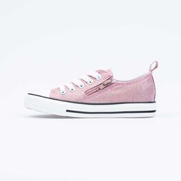 531178-13 Блестящие розовые кеды для девочки для девочки розовый фото №2