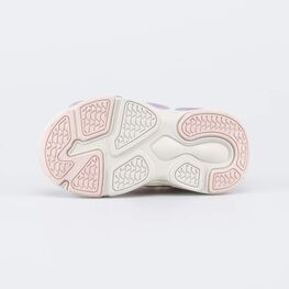 144308-11 Розовые кроссовки с LED и Softshell для девочки розовый,сиреневый фото №3