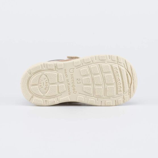 144313-11 Детские кроссовки для мальчика для мальчики бежевый,серый,зеленый фото №3