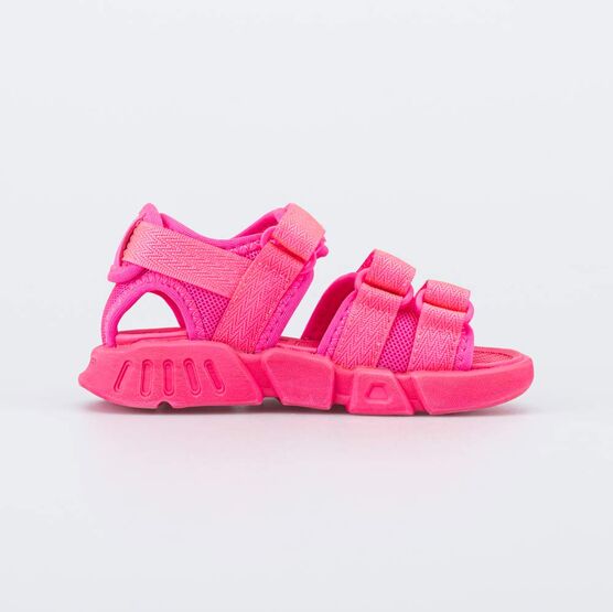121054-11 Пляжные сандалии Яркое лето для девочки фуксия фото №2