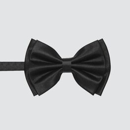 03705006-40 Детский галстук-бабочка черный для универсальные черный