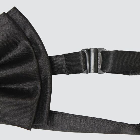 03705006-40 Детский галстук-бабочка черный для универсальные черный фото №2