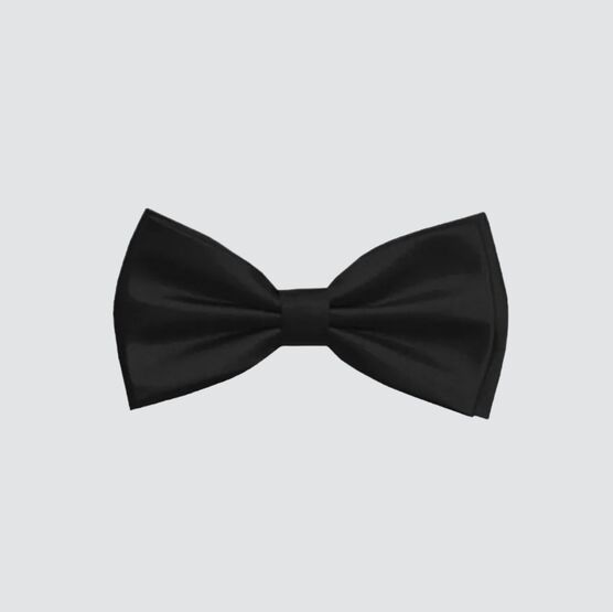 03705006-40 Детский галстук-бабочка черный для универсальные черный фото №3