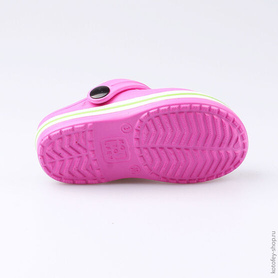 325066-01 Пляжная обувь для девочки фуксия фото №3