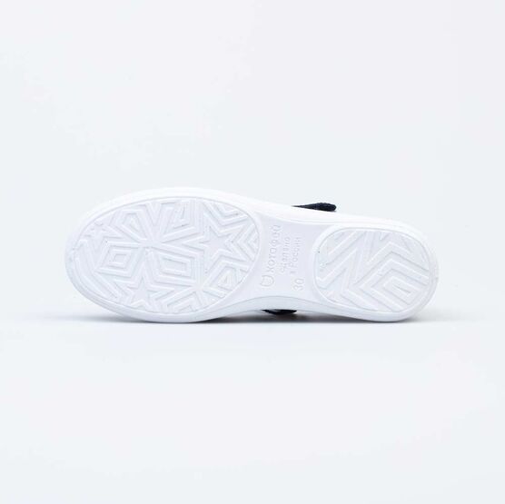 532234-20 Туфли-балетки для девочек кожаные для девочки синий фото №3