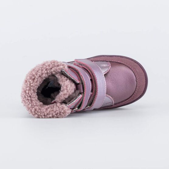 152260-57 Зимние ботинки для девочки для девочки розовый фото №4